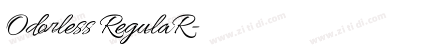 Odorless RegulaR字体转换 Odorless RegulaR字体转换